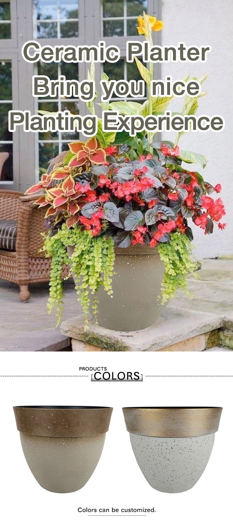 Artificial Imitation Cement Flowerpot
